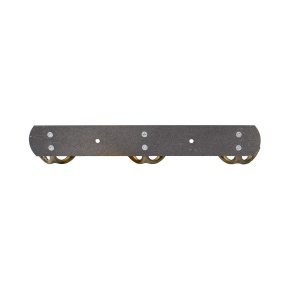 Cuier metalic Z-TOOLS cu 3 agatatori, auriu, lungime 24.5cm, latime 5cm, 25x5x5 cm, ZTS8140 - Img 3