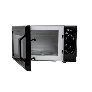 Cuptor cu microunde Zilan, 20l, 700w, 6 trepte putere, mecanic, negru, 30x30x20 cm, ZLN1222 - Img 3