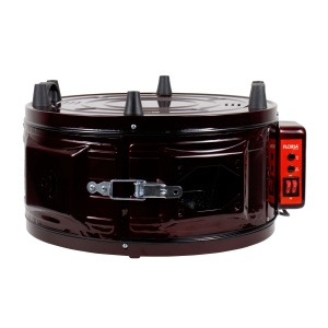 Cuptor electric Zilan, 1300W, 30L, 46x46x30 cm, visiniu, metal emailat, ZLN9553 - Img 1