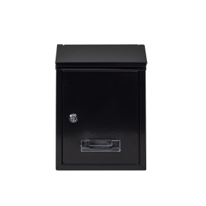 Cutie postala metalica Z-TOOLS, 21.7x7x30cm, negru, montare perete, laterala, ZTS5732_N