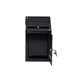 Cutie postala metalica Z-TOOLS, 21.7x7x30cm, negru, montare perete, laterala, ZTS5732_N - Img 3