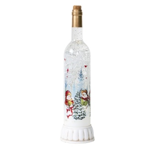 Decoratiune de Craciun Zilan cu alimentare USB sau 3 baterii, canta colinde, dimensiuni nedeclarate, CD4978B - Img 1