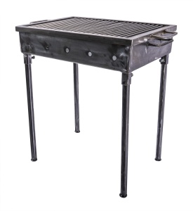 Gratar carbune Z-tools, metal, inox alimentar, 50x35x65 cm, ZTS5485 - Img 5