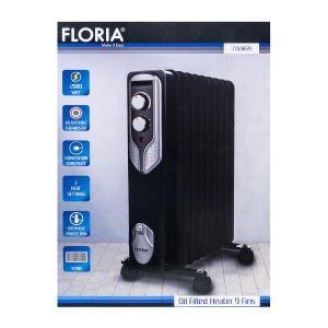 Heater Zilan electric, 2000W, 9 elementi, putere maxima 2000W, rezidential, mecanic, 40x12x55 cm, ZLN3659 - Img 5