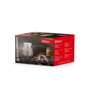 Ibric electric Zilan, transparent, 600W, capacitate 6 cesti, baza detasabila, rotire 360 grade, 21x15x16 cm, ZLN4940 - Img 2