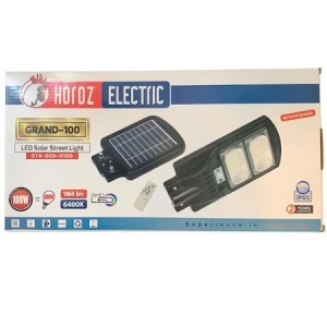 Lampa solara Horoz, 984 lm, 100W, IP65, 3.5 m inaltime instalare, 405 mm, 207 mm, 65 mm, EXT074-009-0100 - Img 5