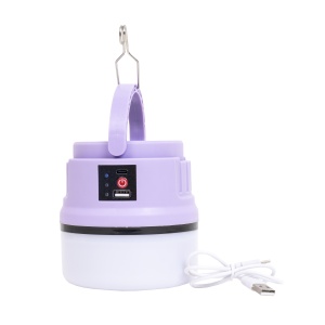 Lanterna camping Z-TOOLS, LED, portabila, incarcare solara si USB, 5 moduri lumina, 11x11x11 cm, ZTS9001 - Img 2