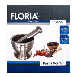 Mojar inox Floria, 10 cm diametru, 9 cm inaltime, cu pistil, cauciucat antiaderent, ZLN2645 - Img 4