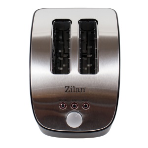 Prajitor de paine Zilan, inox, 2 felii, 6 nivele de prajire, 1000W, 30x20x15 cm, ZLN2690 - Img 2