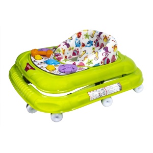Premergator Zilan cu scaun reglabil, 64x58x74 cm, pentru copii +6 luni, 10 roti pivotante, greutate suportata 12 kg, ZLN1077_10 - Img 3