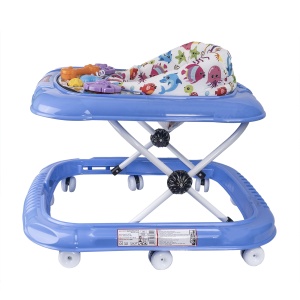 Premergator Zilan, scaun reglabil, 10 roti pivotante, 64x58x74 cm, greutate 3 kg, pentru 6 luni+, ZLN1077_8 - Img 2