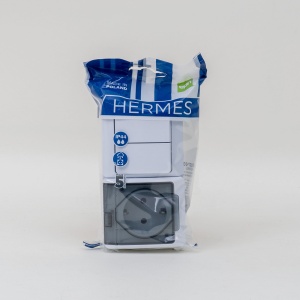 Priza simpla Zilan cu capac transparent, intrerupator dublu, alimentare 16A/250V, dimensiuni 13x7x5 cm, ELPL-0327-02 - Img 2