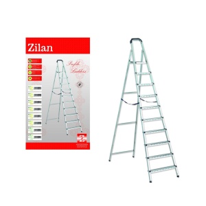 Scara metalica Zilan 9 trepte, profil patrat, suporti anti-alunecare, vopsita electrostatic, ZLN1213 - Img 2
