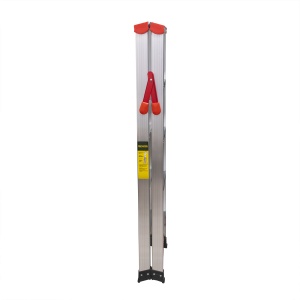 Scara pliabila Zilan, aluminiu, 2x5 trepte, inaltime 141.5cm, latime 99cm, greutate maxima 150kg, ZTS8189 - Img 3