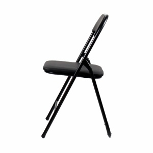 Scaun pliant Zilan negru, tapitat, utilizat pentru bucatarie si living, 80x43x45 cm, cod DSY1115 - Img 3