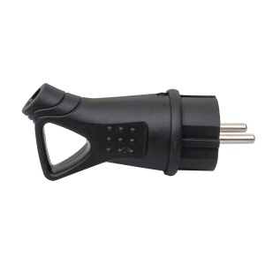 Stecher din plastic Zilan cu maner, 16A, 1 locas, negru, ZTS8415 - Img 4