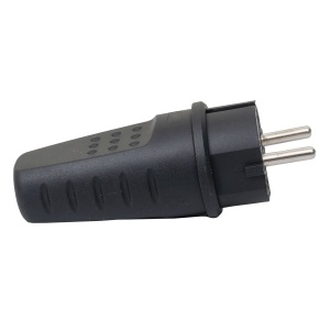 Stecher Zilan 16A, 1 locas, negru, 16A, ZTS8413