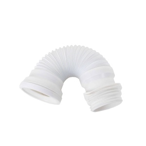 Teava scurgere Zilan, racord evacuare WC extensibil 50cm, 9cm diametru, plastic alb, ZTS8388 - Img 2