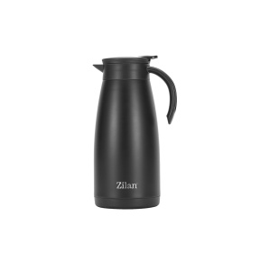 Termos tip ceainic Zilan, 1.5L, negru, inox, 27x13x13 cm, inaltime 25.5 cm, ZLN0781