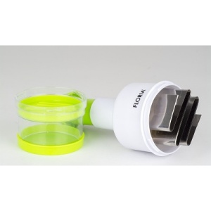 Tocator manual Zilan, asimetric, plastic, 23x9x9 cm, alb-verde, ZLN2614 - Img 5