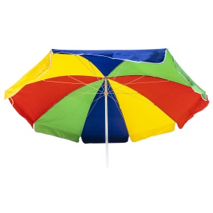 Umbrela de soare Zilan, multicolora, diametru 300cm, inaltime 260cm, stalp 33mm, poliester, 8 spite din otel, CC9844 - Img 2