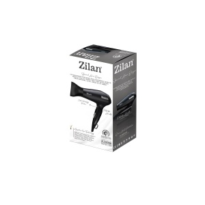 Uscator de par Zilan, 2000W, 2 trepte viteza, 2 trepte temperatura, maner pliabil, functie ionizare, 27x18x10 cm, ZLN9396 - Img 3