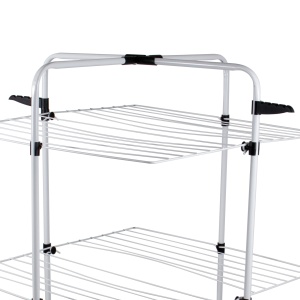 Uscator rufe vertical Zilan, mobil, suport umerase, pliabil, 30m, 70x70x133 cm, ZLN4182 - Img 3