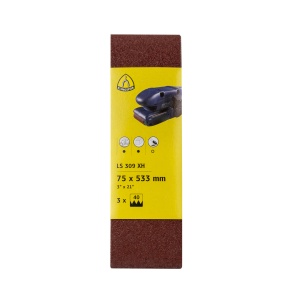 Banda slefuit Klingspor, P 40, 75 x 533 mm, pentru lemn, metal, 1 x banda, EXT7018 - Img 1