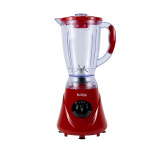 Blender Zilan cu rasnita pentru alimente uscate, putere 300W, capacitate 1.6L, 2 viteze + impuls, anti-alunecare, rosu, ZLN7917 - Img 2