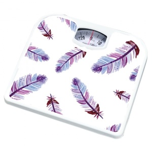 Cantar de baie mecanic Zilan, display analogic, greutate maxima 130 Kg, lungime 27 cm, latime 24 cm, 28x27x4 cm, ZLN1693 - Img 3
