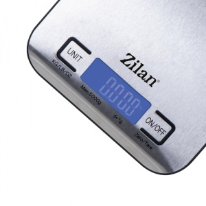 Cantar digital Zilan, inox, 1g-5kg, 18x14x2.1cm, oprire automata, display LCD, ZLN2984 - Img 6