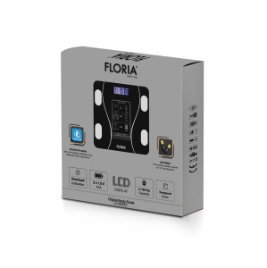 Cantar electronic persoane Zilan, maxim 180kg, sticla, negru, 26x26x2 cm, ZLN8962 - Img 3