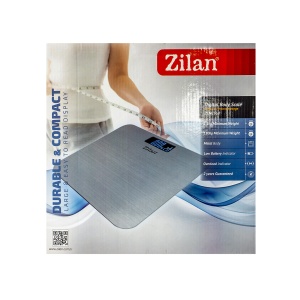 Cantar electronic Zilan, inox, 150kg, display digital, 30x30 cm, ZLN0368 - Img 3