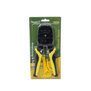 Cleste pentru sertizat Zilan UTP/FTP 4P4C, 6P6C, 8P8C, taiere, desizolare, 24x11x3 cm, ZTS5680 - Img 2