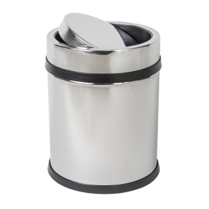 Cos menajer Zilan cu capac rotativ, inox, 11 l, 39x20x20 cm, ZLN4582 - Img 1