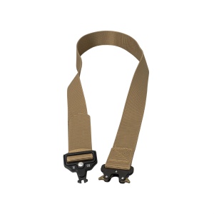 Curea militara Z-TOOLS, ajustabila, 120cm x 4cm x 0.2cm, catarama 6.5x5cm, maro, ZTS8277 - Img 2