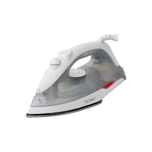 Fier de calcat Floria 1600W, talpa ceramica, aburi ajustabili, temperatura reglabila, intrerupator de siguranta, capacitate 180ml, dimensiuni 25x12x15 cm, ZLN2878