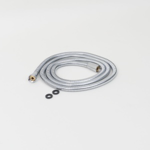 Furtun dus Zilan pro supreme, inox + alamă, cromat, lungime 2m, diametru 2cm, 20x15x3 cm, ZTS8286 - Img 2