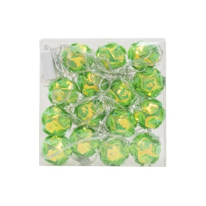 Instalatie de lumini LED Zilan, 5m, 15 globuri, alimentare la retea, pentru interior/exterior, verde, EXT10368_2 - Img 1