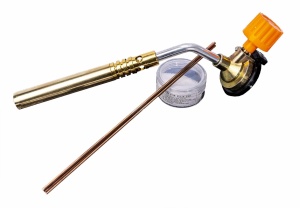 Lampa de lipit Z-tools, alimentare gaz, profesional, galben, dimensiuni: L: 10 cm, l: 5 cm, h: 4 cm, ZTS5412