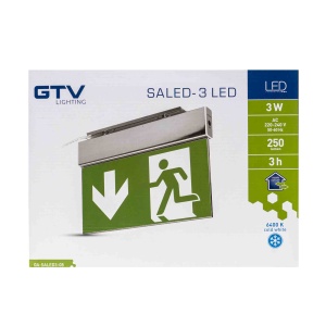 Lampa led Zilan 3W, dimensiuni 32.5x22 cm, geam 31.5x16 cm, cu conectori inclusi, OA-SALED3-08 - Img 5