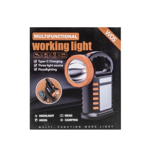 Lanterna cu incarcare solara si USB Zilan, 6 moduri de intensitate, 19x9.5x20 cm, ZTS8976 - Img 4