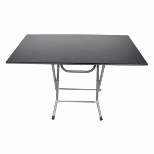 Masa plianta Z-tools, MDF 70x120cm, picioare metalice, inaltime 75cm, grosime 1.9cm, negru, cod ZTS5448 - Img 1