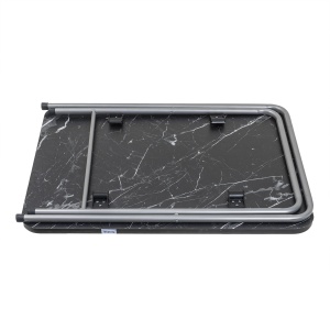 Masa plianta Zilan cu blat mdf 60x80x70cm, picioare metal, plus 4 scaune pliant, suport 100kg, ZLN6975_4S - Img 3