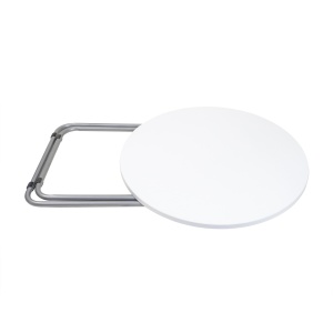 Masa plianta Zilan, rotunda, MDF 70x70cm, inaltime 70cm, picioare metalice, ZLN6944 - Img 3