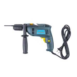 Masina de gaurit electrica TOOLFULL, 400W, 850rpm, pentru lemn, beton, zidarie, otel, 220V, albastra, EXT7404