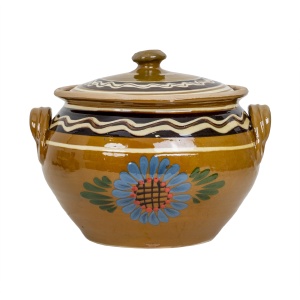 Oala din lut Zilan, capacitate 6l, diametru 23 cm, rezistenta, usoara intretinere, EXT10266 - Img 1