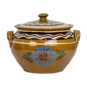 Oala din lut Zilan, capacitate 7l, diametru 24 cm, rezistenta, usoara intretinere, EXT10410 - Img 1