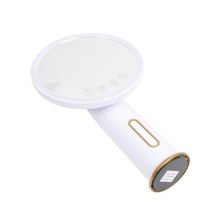 Oglinda make-up Z-TOOLS cu LED, control touch, rotativa, intensitate reglabila, diametru 19cm, 36x22x11 cm, 31.5cm, ZTS8678 - Img 2