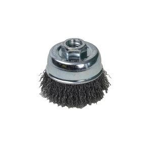 Perie sarma Klingspor, 65mm, compatibila cu polizor unghiular, otel, EXT358372 - Img 1